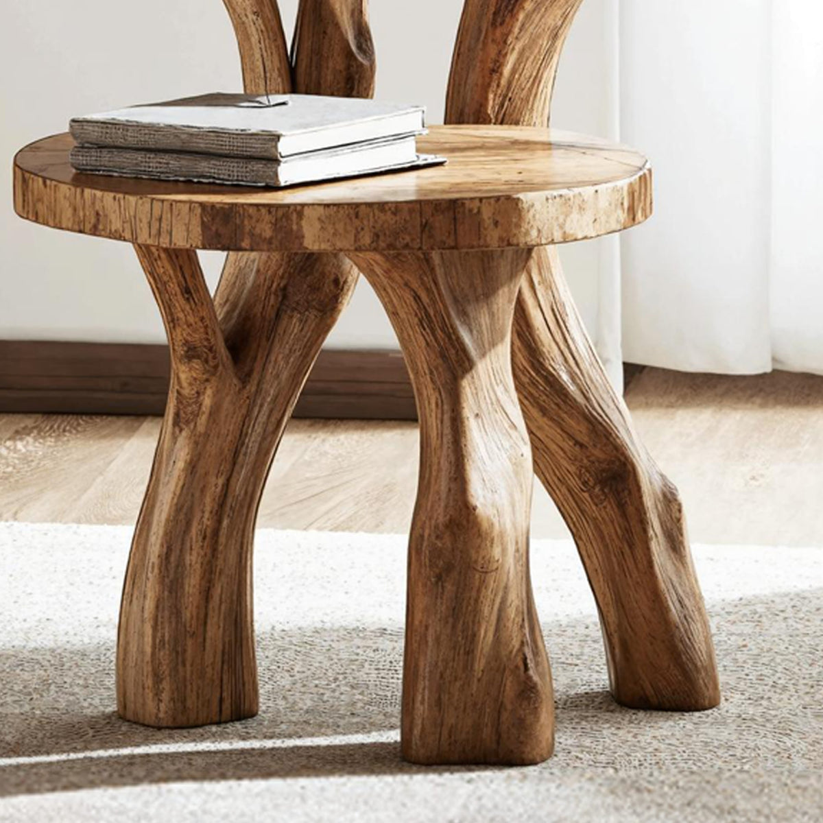 Live Edge Slab Nightstand