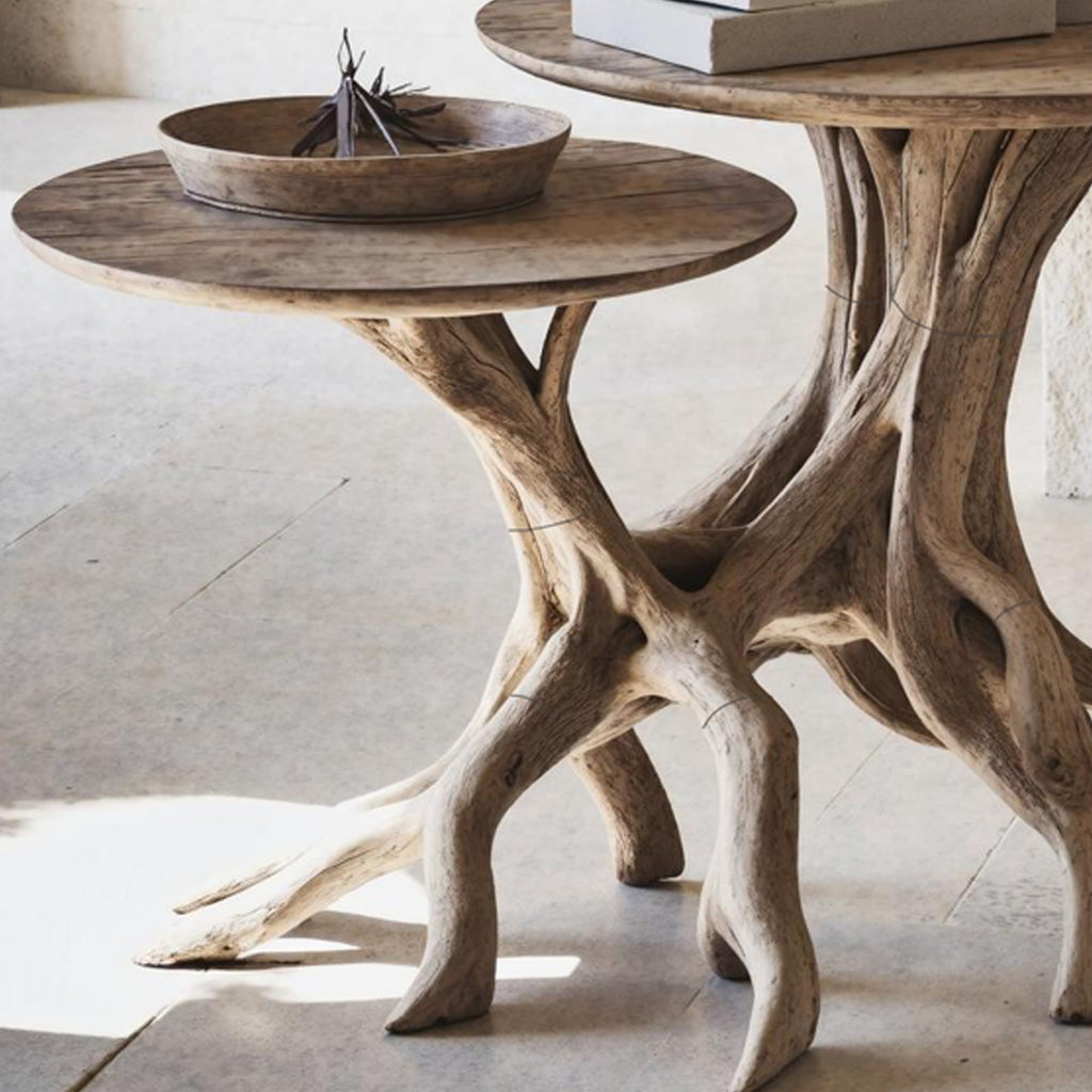 Mid Century Live Edge End Table Home Decor, solid wood, built to order