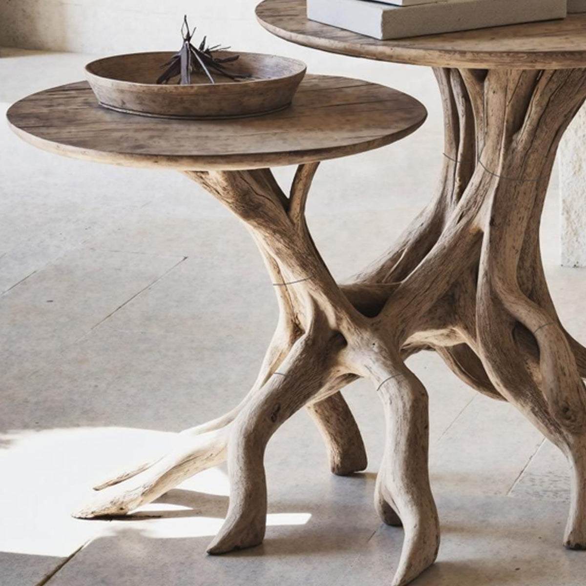 Mid Century Live Edge End Table Home Decor, solid wood, built to order