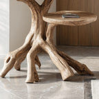 Farmhouse Live Edge End Table Entryway Table, solid wood, built to order