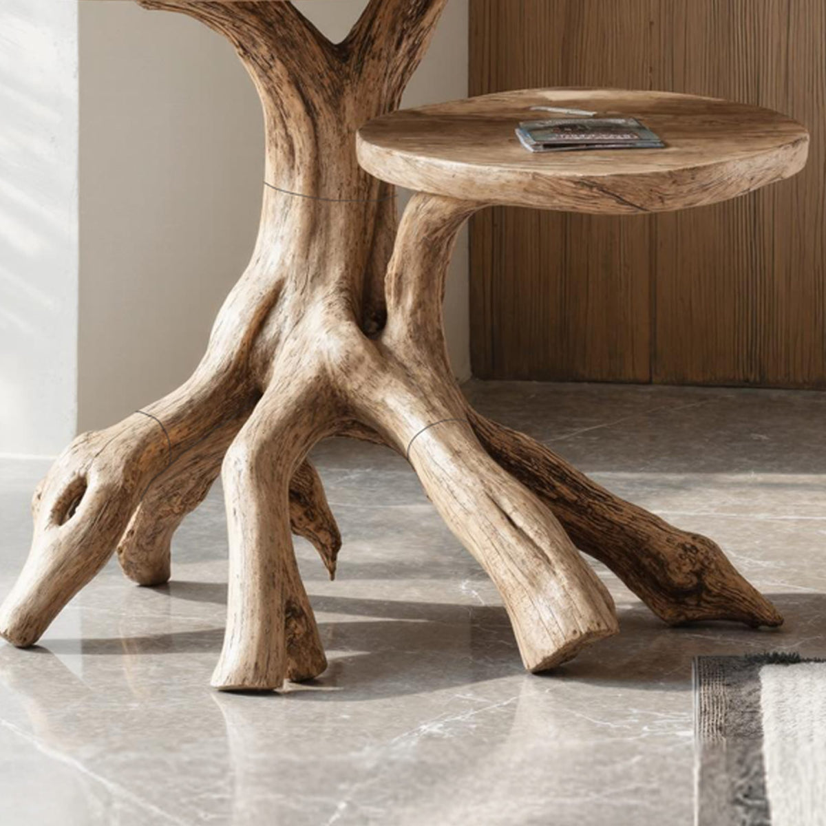 Farmhouse Live Edge End Table Entryway Table, solid wood, built to order