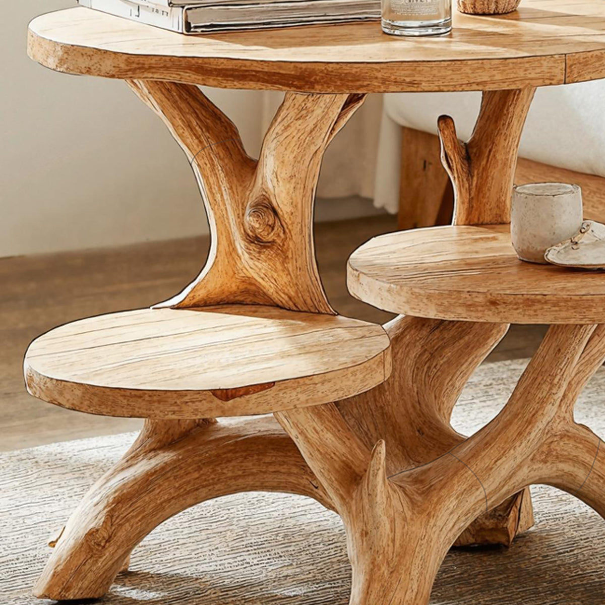 Live Edge Entryway Nightstand