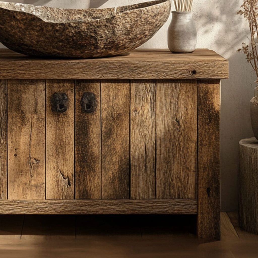 Bathroom Rustic Vanity Reclaimed Home Decor Gift, solid wood, built to order