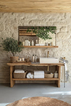 Live Edge Bathroom Organic Vanity