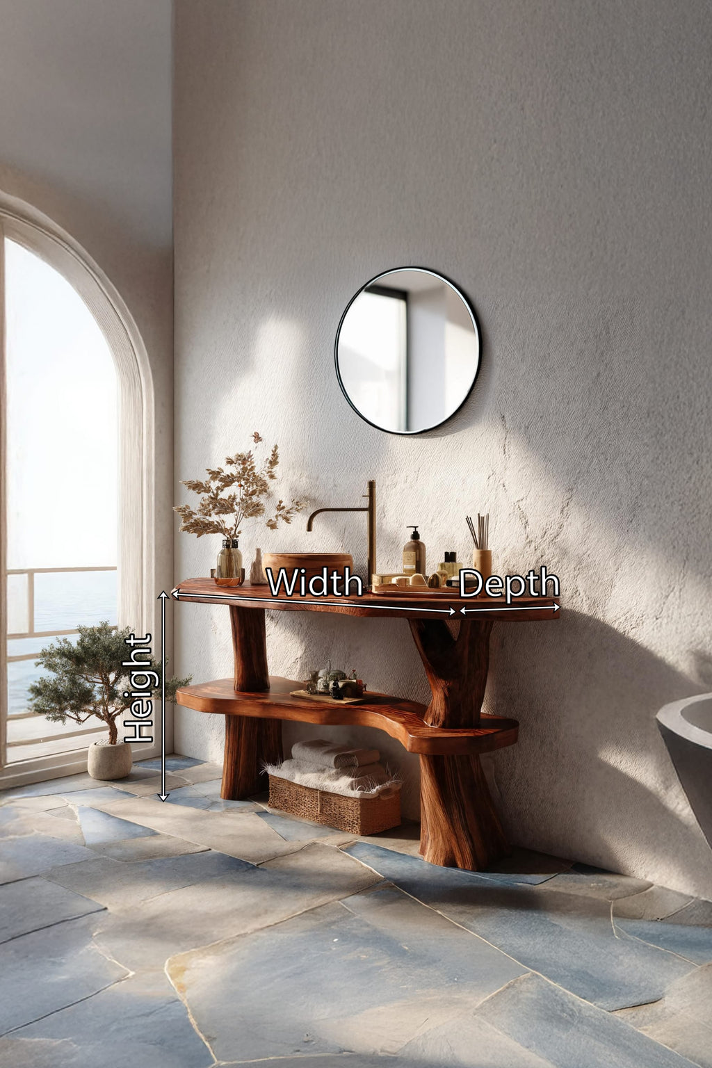 Live Edge Modern Remodel Vanity