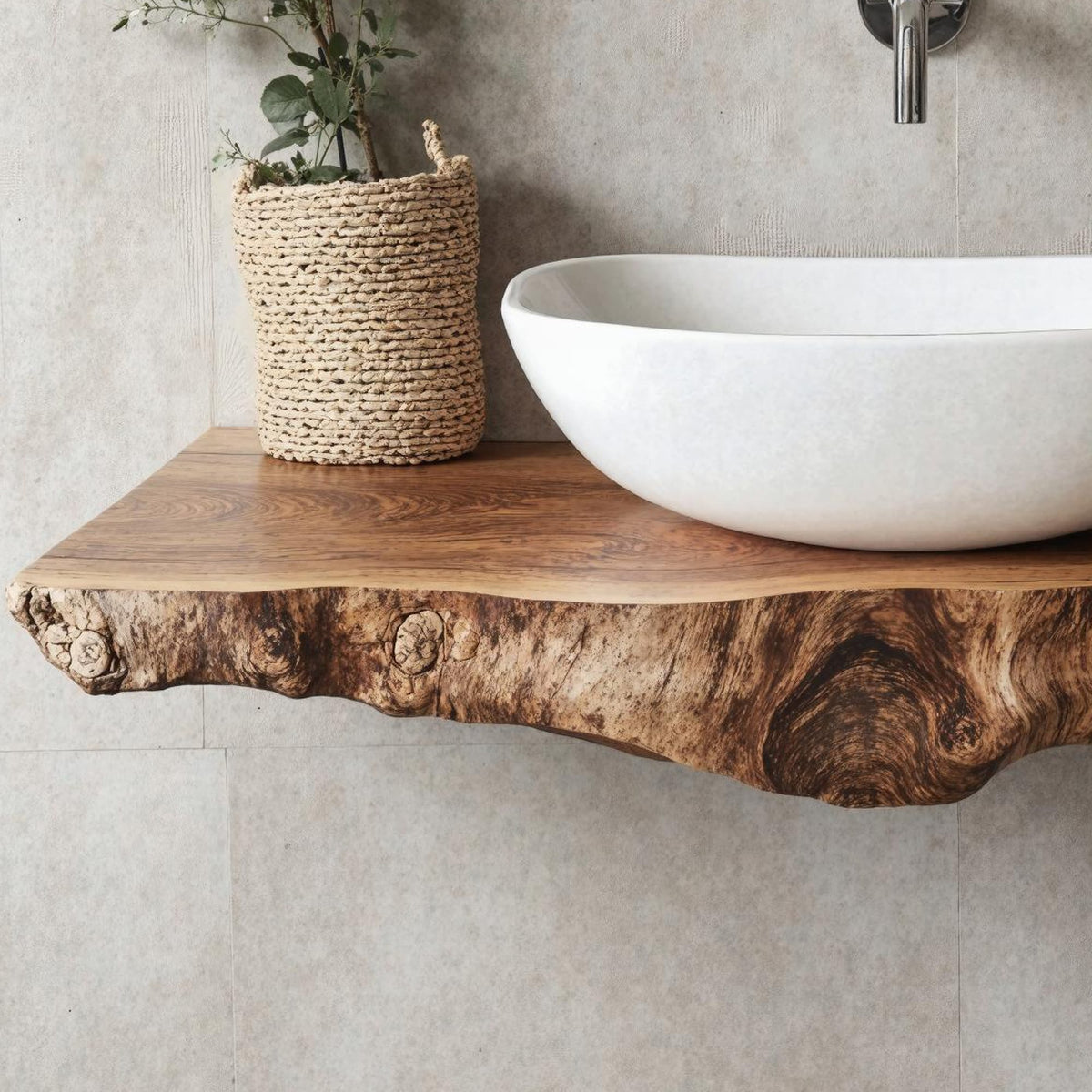 Handcrafted Floating Shelf, solid wood, built to order