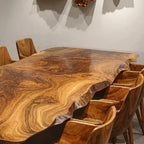 Vintage Natural Dining Table, solid wood, built to order