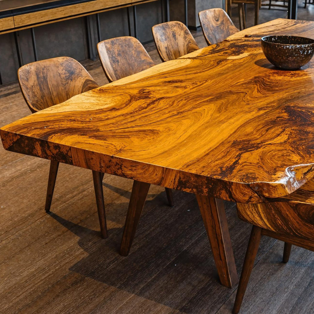 Minimalist Dining Table, solid wood, built to order