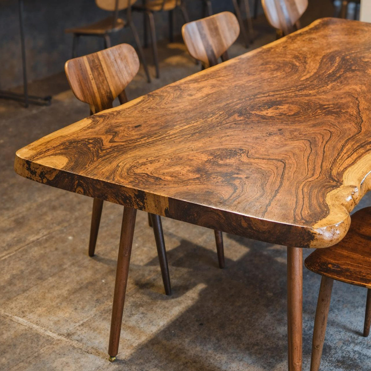 Contemporary Large Dining Table, solid wood, built to order