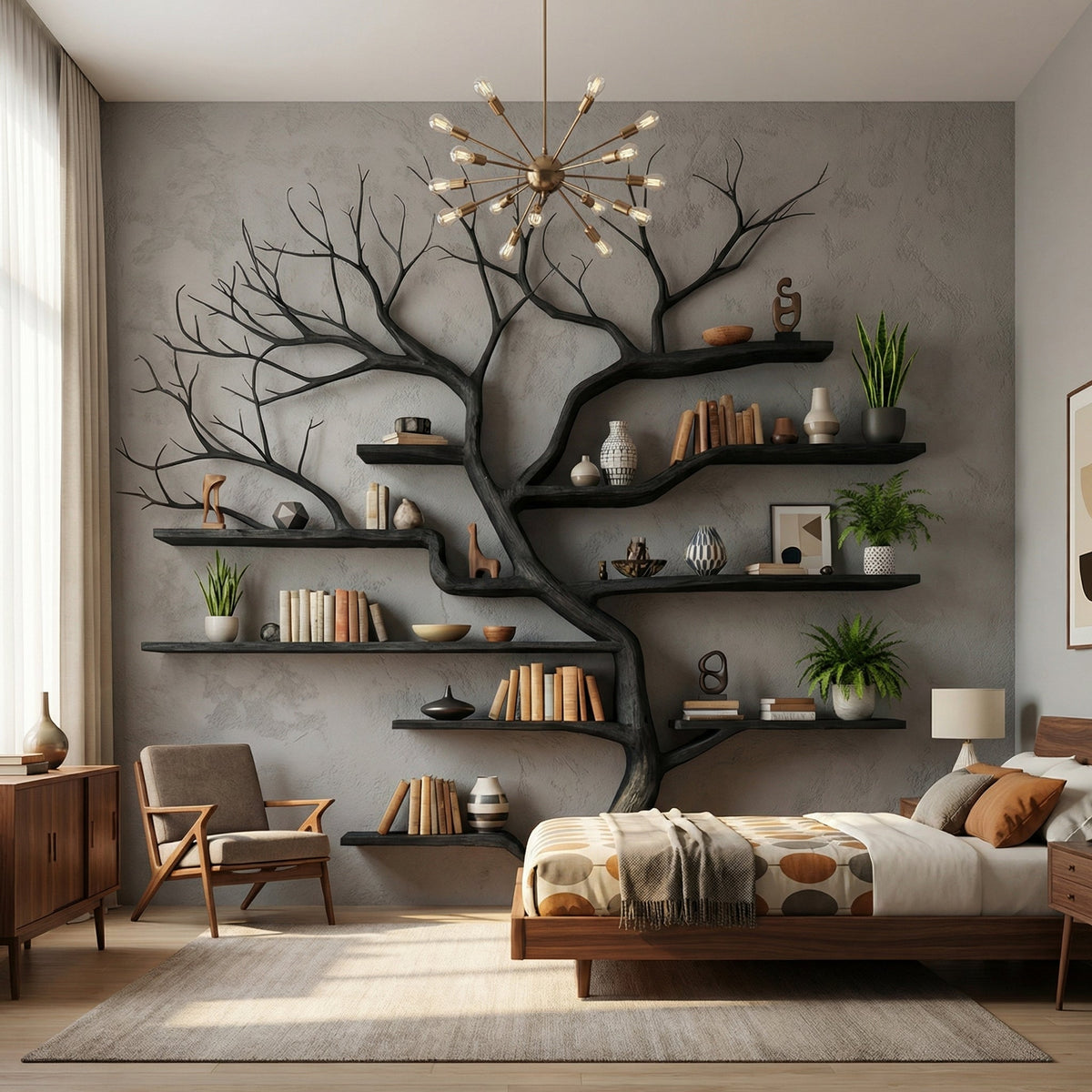 Branch Wall Bookshelf