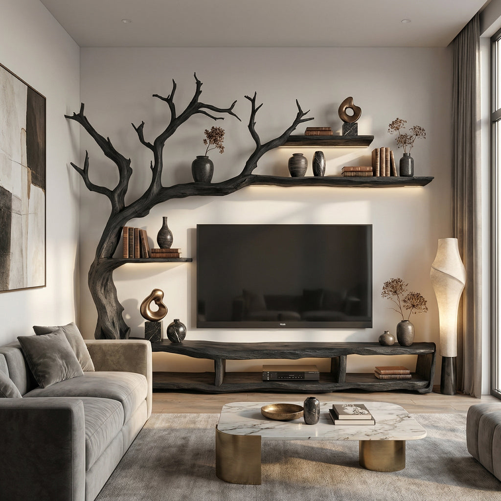 Organic Contemporary Wall Shelf