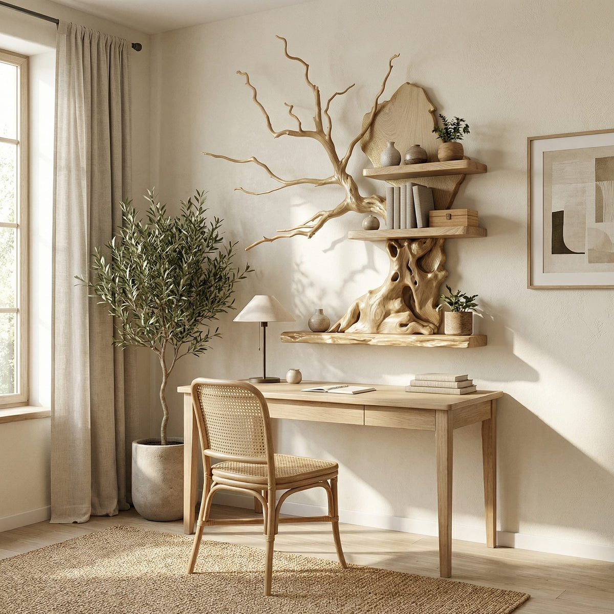 Floating Creative Tree Bookshelf