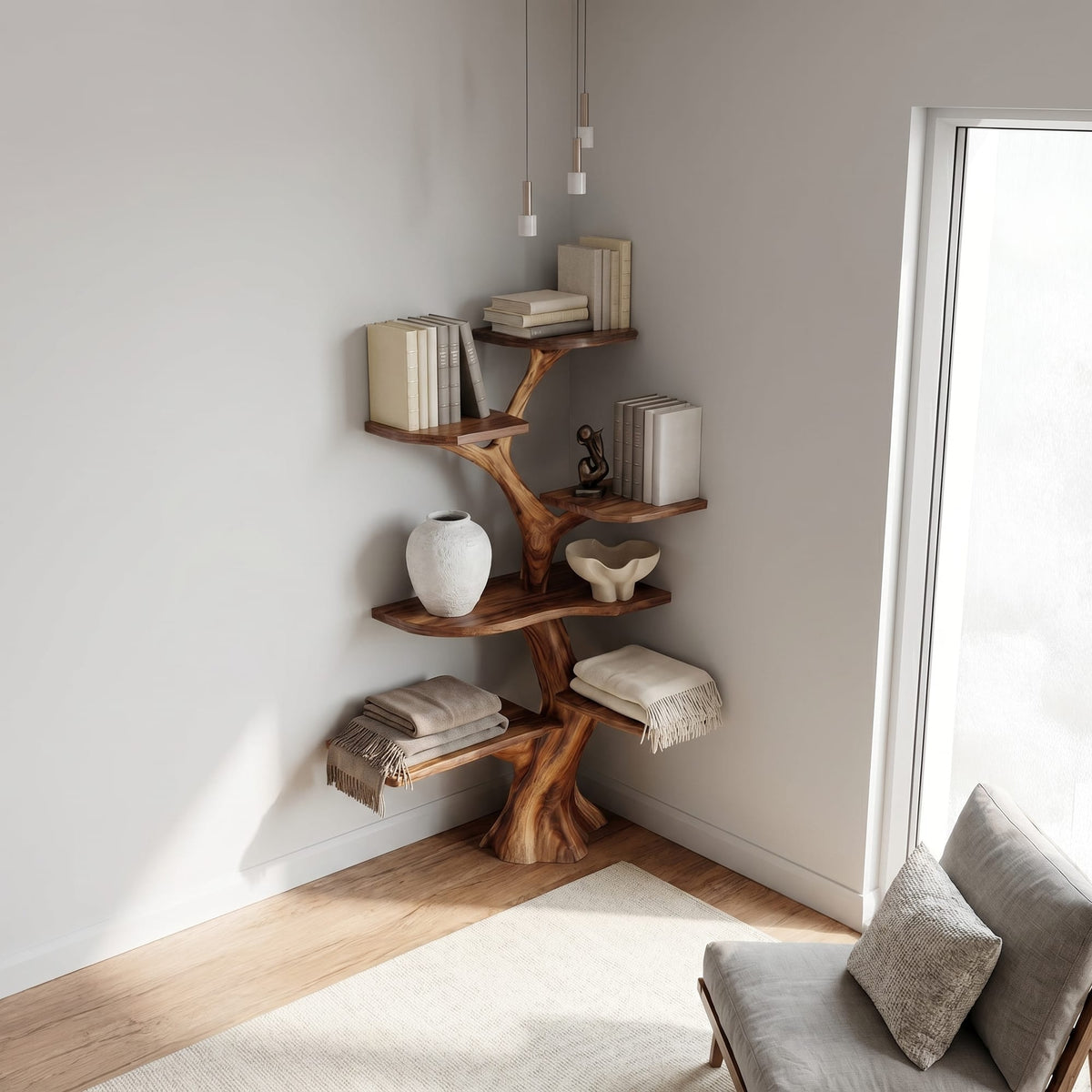 Solid Decorative Tree Bookshelf