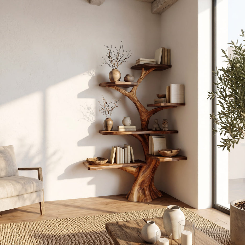 Solid Decorative Tree Bookshelf