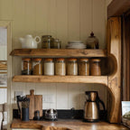 Live Edge Pantry Floating Shelf