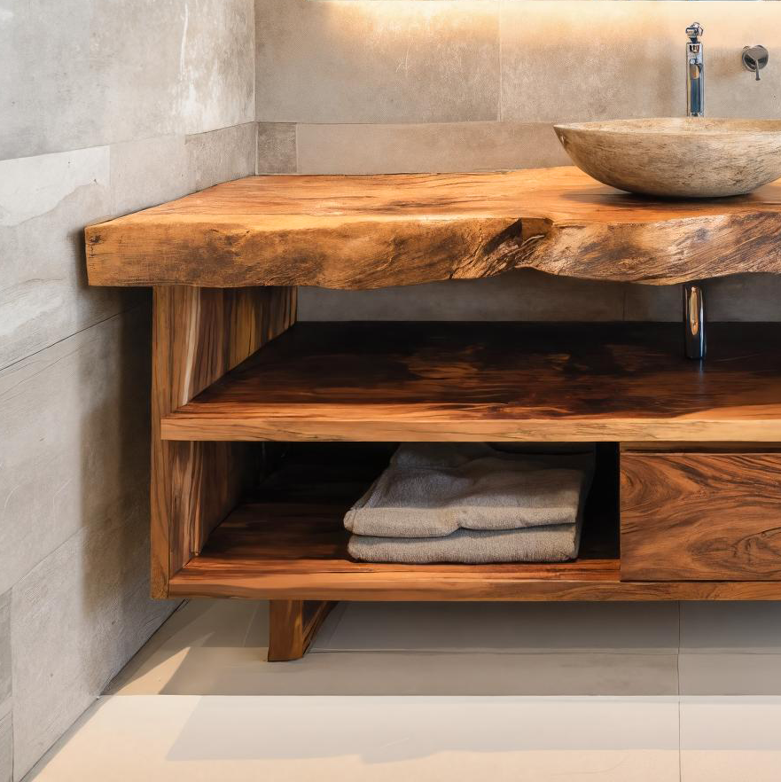 Live Edge Cabinets Vanity