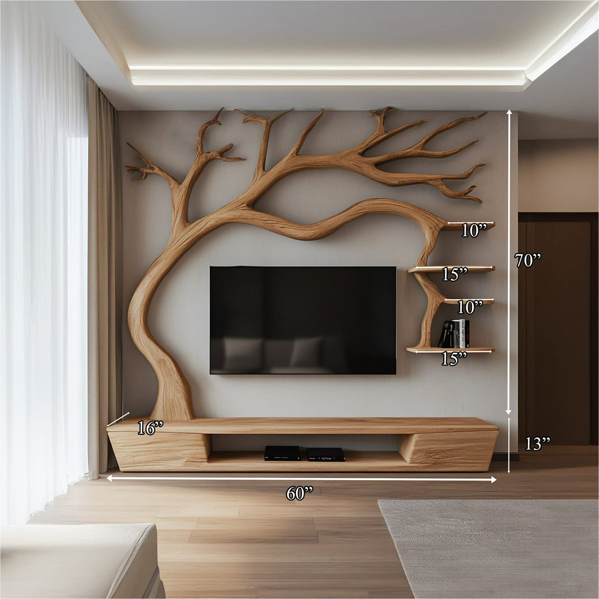Tree Wall TV Cabinet
