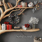 Tree Branch Shelf Floating Bookshelf Gift, solid wood, built to order