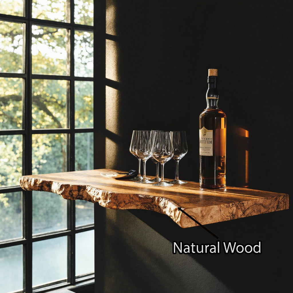 Floating Liquor Wall Shelf
