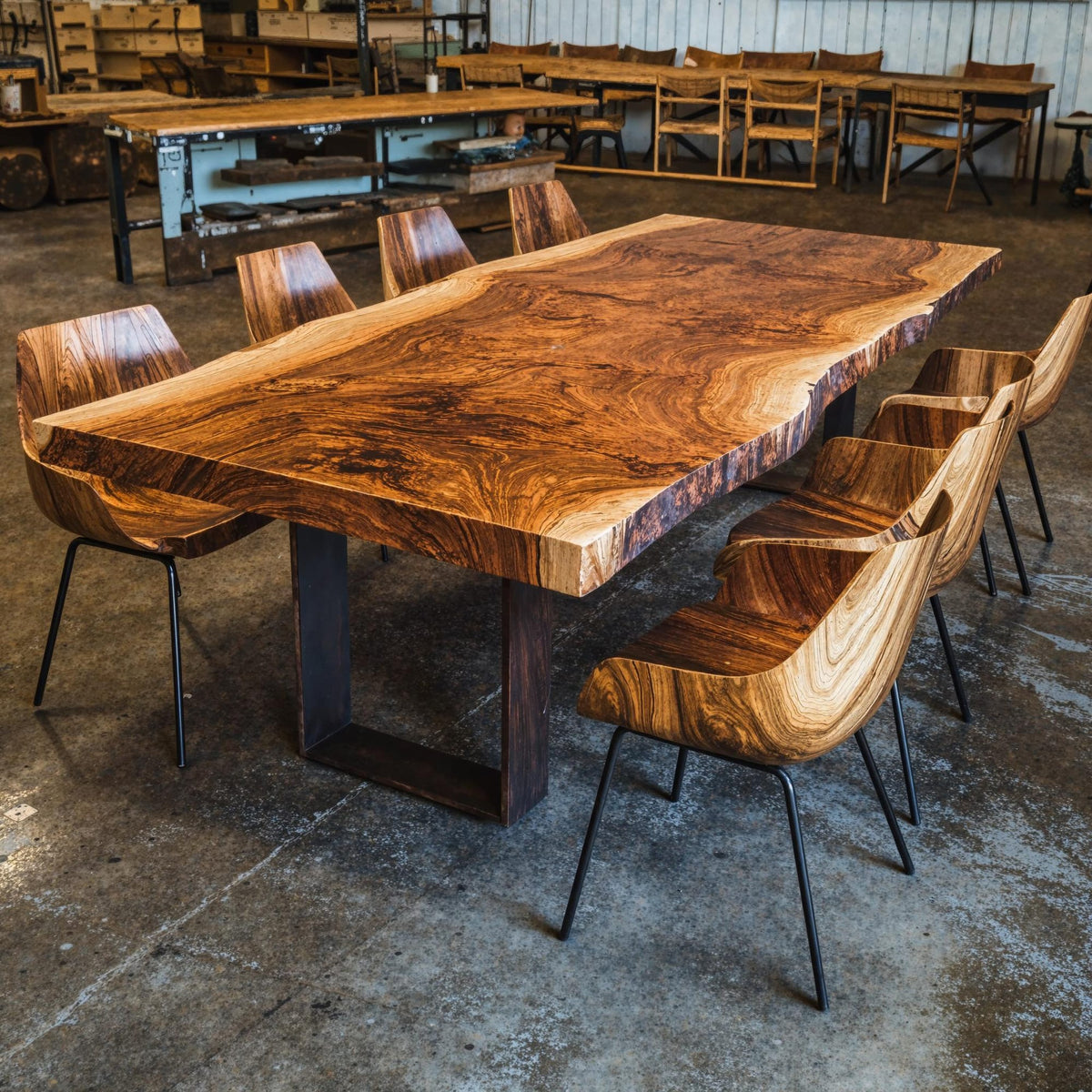 Live Edge Feasts Dining Table