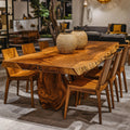Farmhouse Large Dining Table for Gatherings, solid wood, built to order