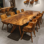 Vintage Natural Dining Table, solid wood, built to order