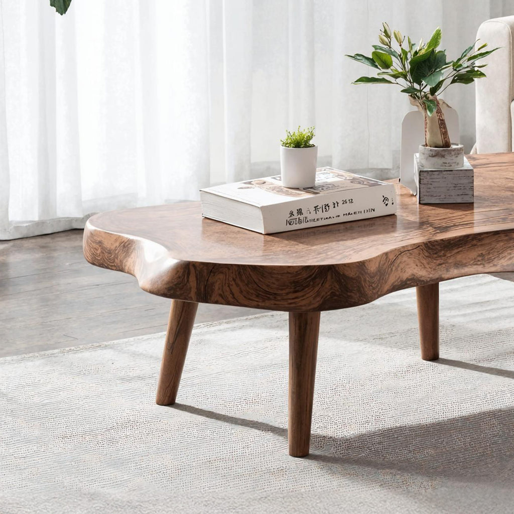 Mid Century Solid Coffee Table, solid wood, built to order