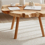 Solid Rectangle Low Coffee Table