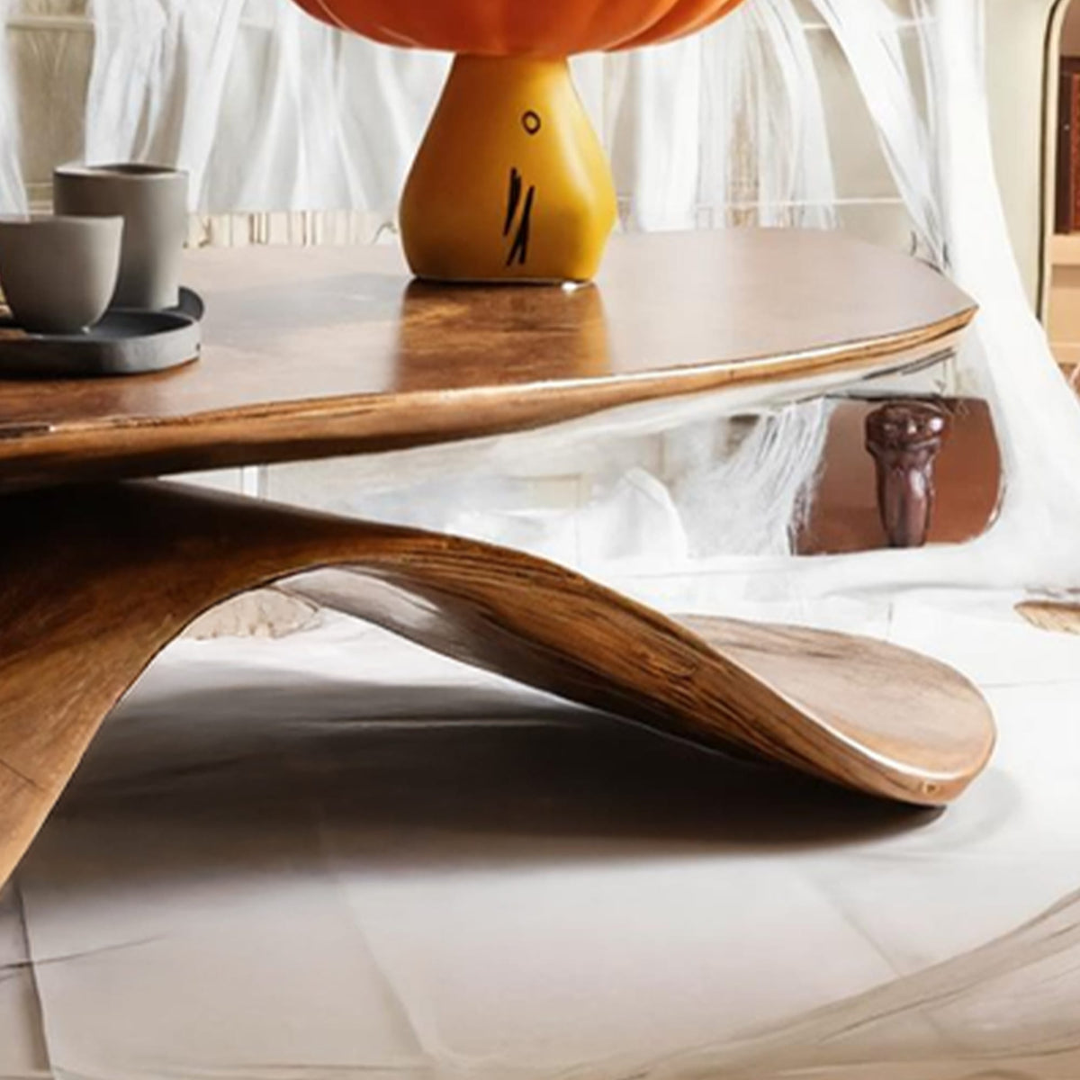 Solid Accent Coffee Table
