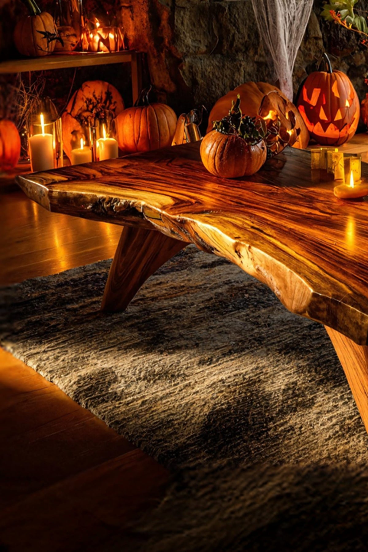 Solid Pumpkin Coffee Table