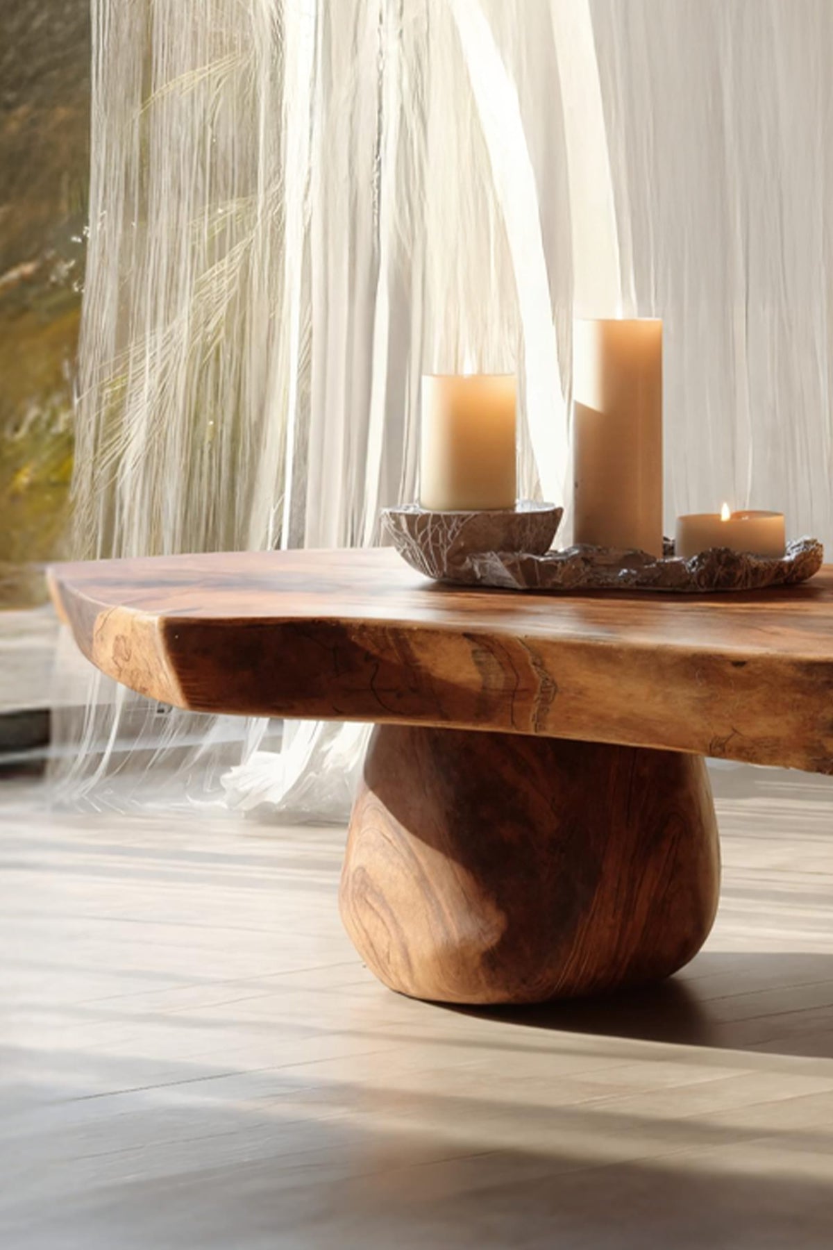 Live Edge Centerpiece Coffee Table