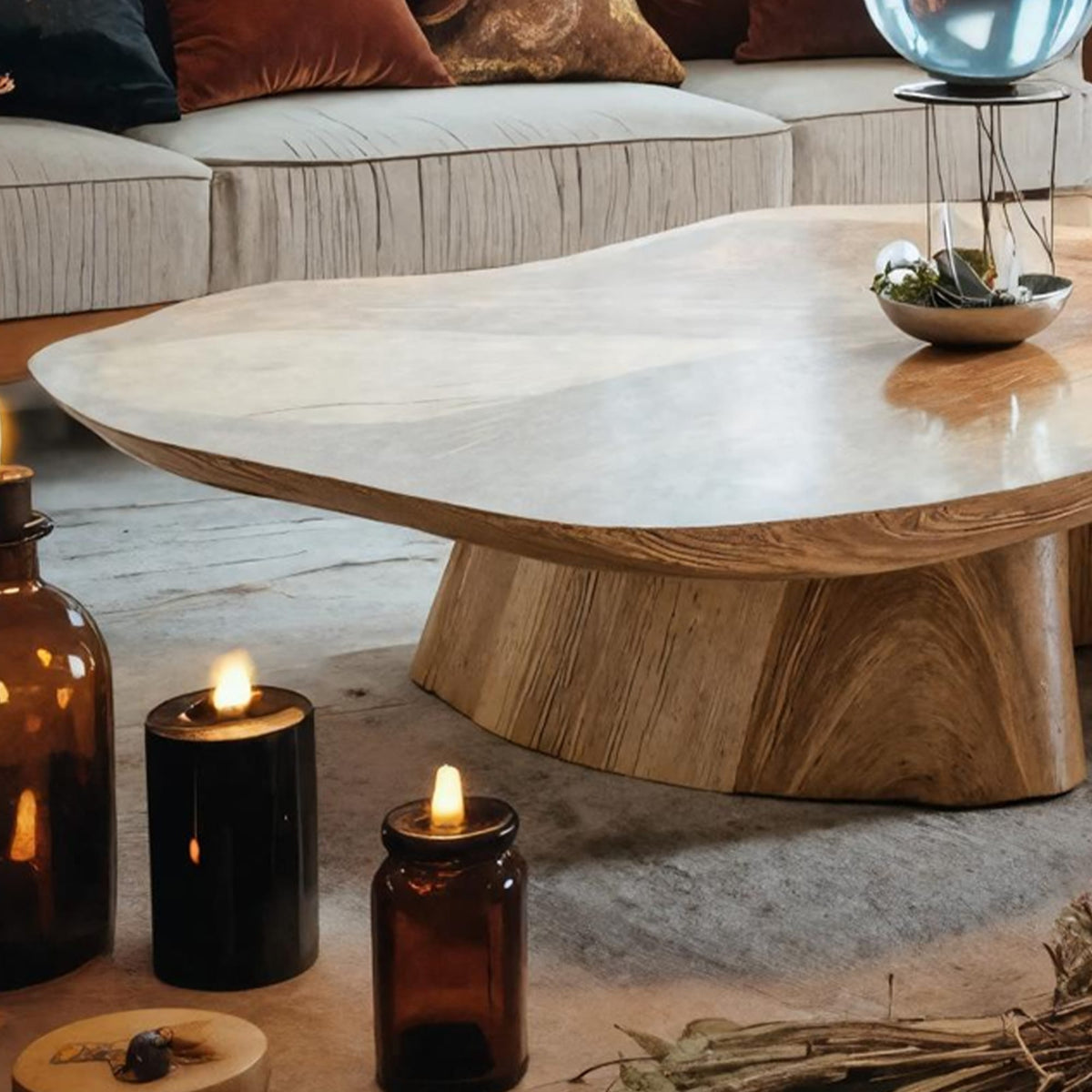 Live Edge Sofa Coffee Table