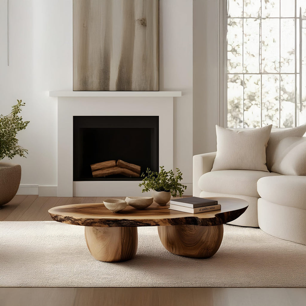 Refined Natural Coffee Table, solid wood, built to order