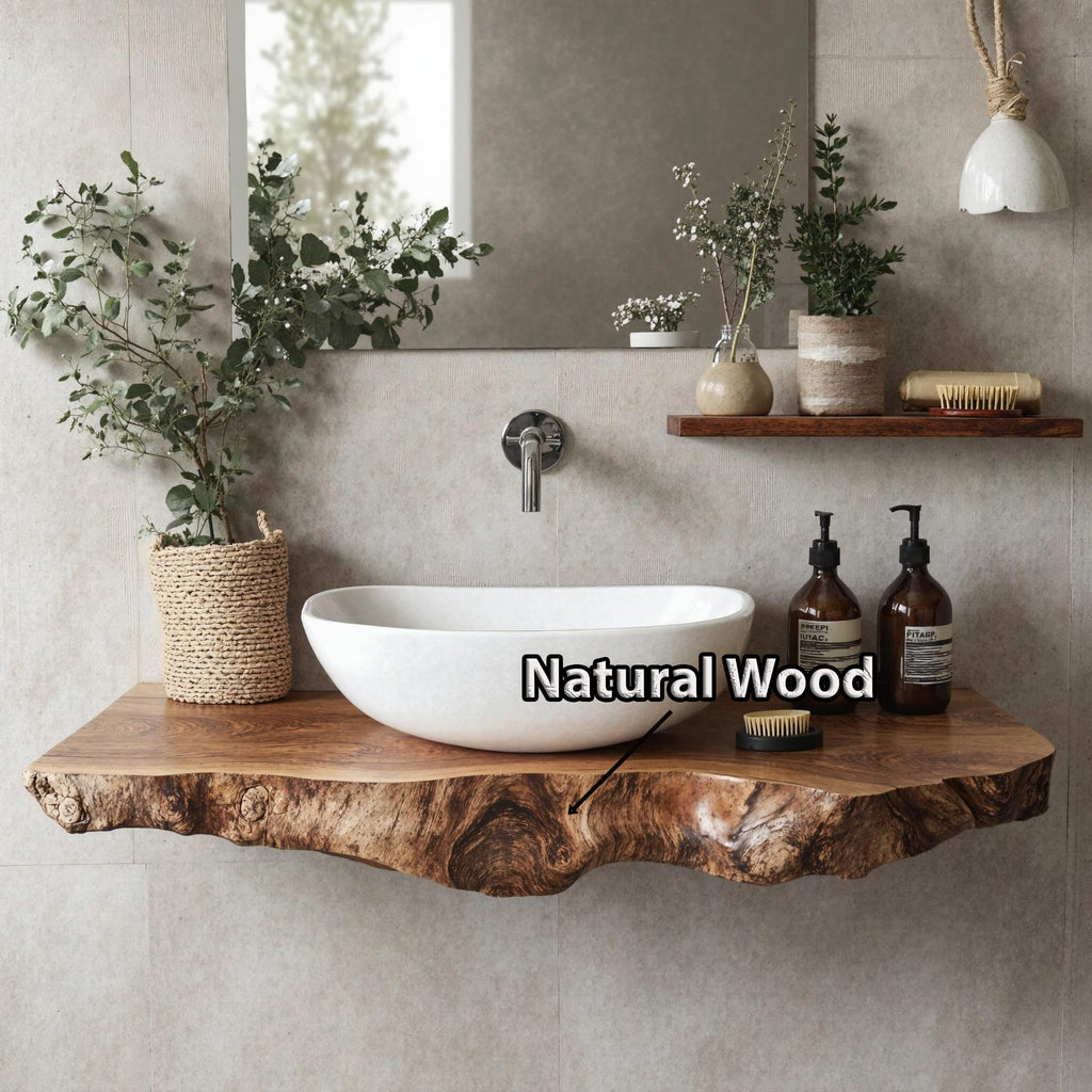 Handcrafted Floating Shelf, solid wood, built to order