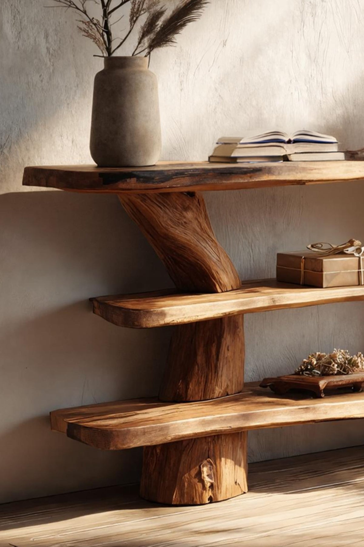 Solid Accent Console Table