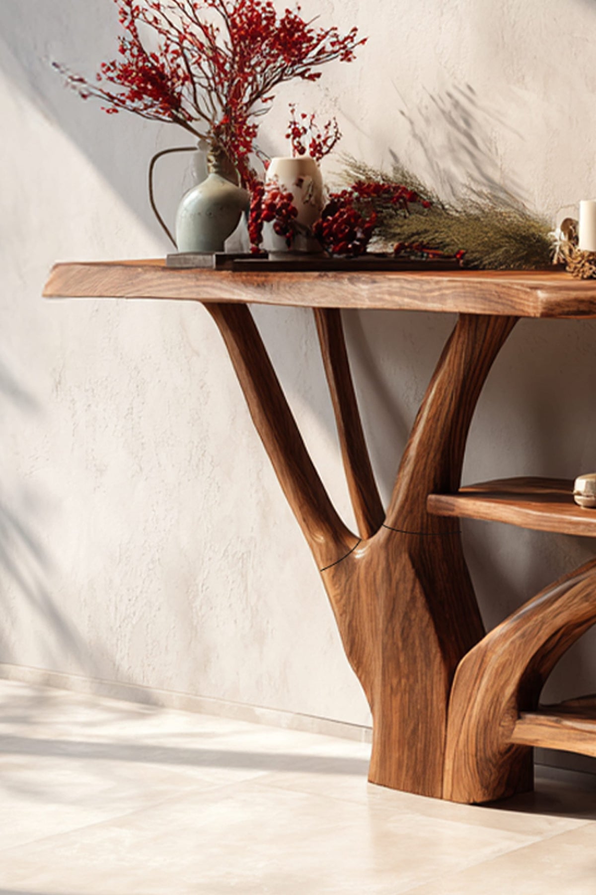 Mid Century Minimal Console Table