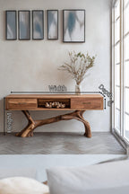 Live Edge Modern Accent Console Table
