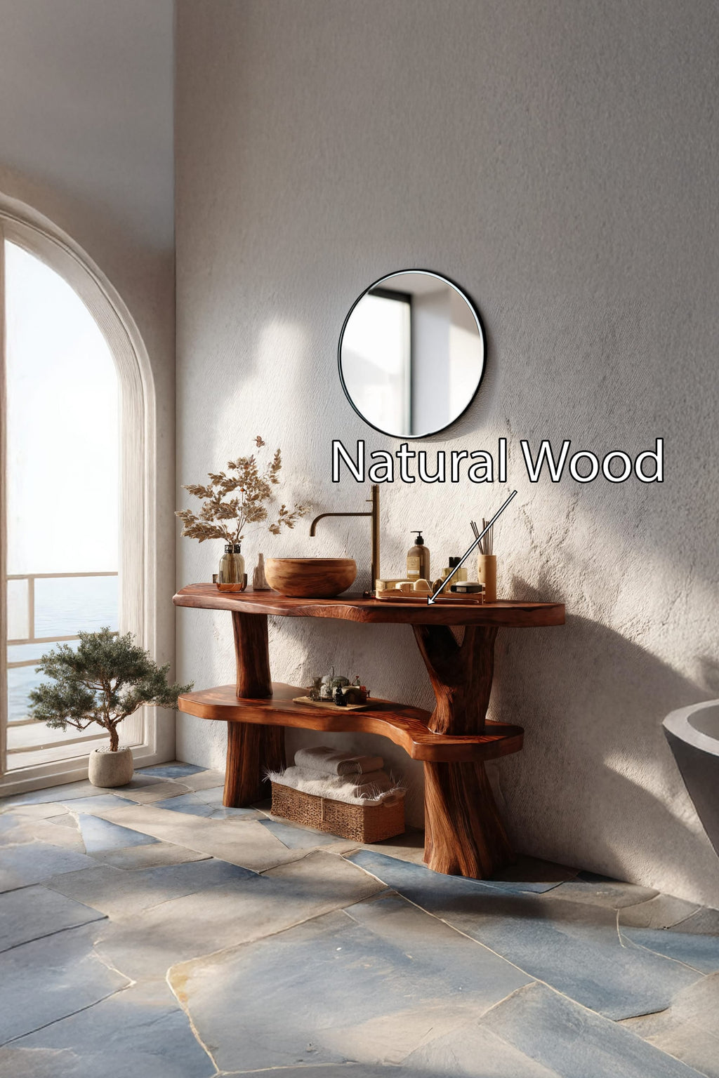 Live Edge Modern Remodel Vanity
