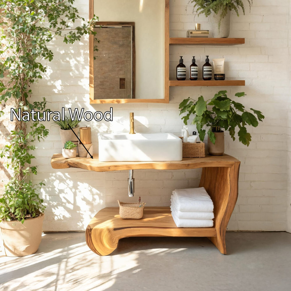 Live Edge Unit Vanity