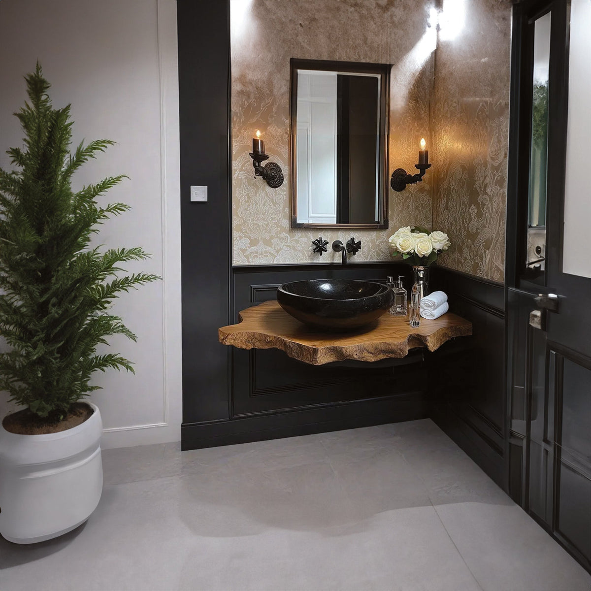 Edge Shelf Vanity