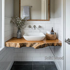 Handcrafted Vanity Local Store Pick, solid wood, built to order
