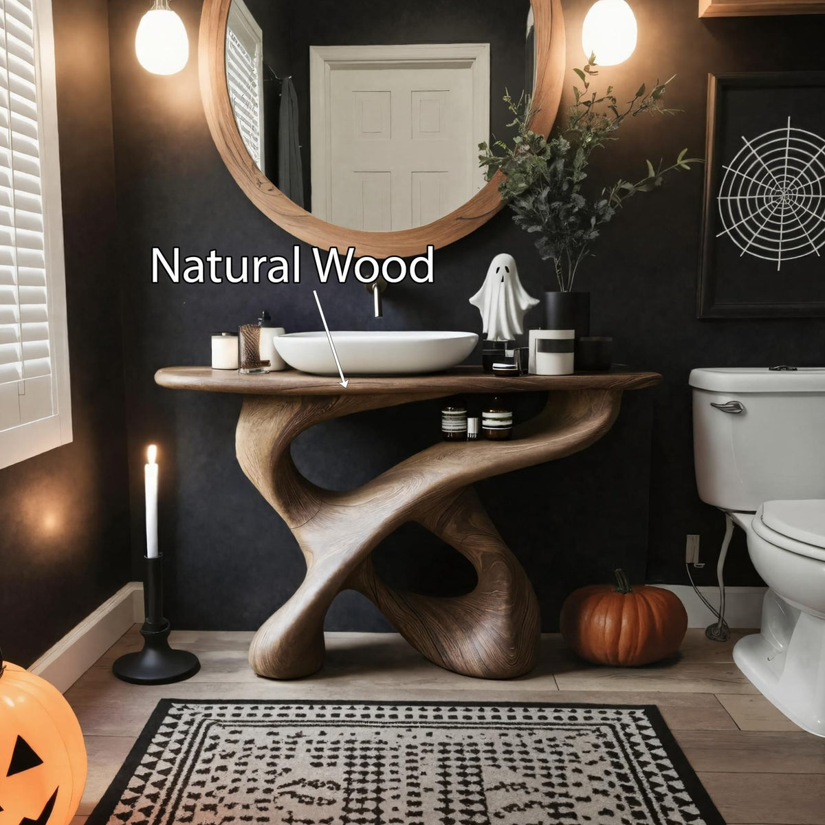 Live Edge Freestanding Vanity