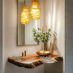 Farmhouse Vanity Bathroom Look, solid wood, built to order