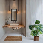 Bathroom Live Edge Floating Shelf