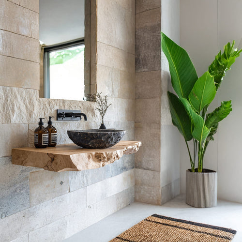 Handcrafted Bathroom Shelf, solid wood, built to order