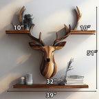 Floating Animal Wall Shelf