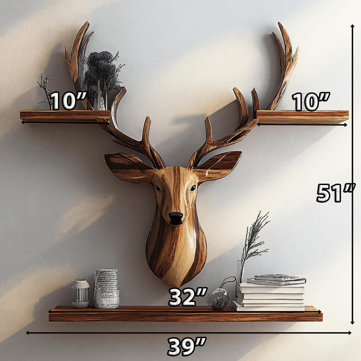Floating Animal Wall Shelf
