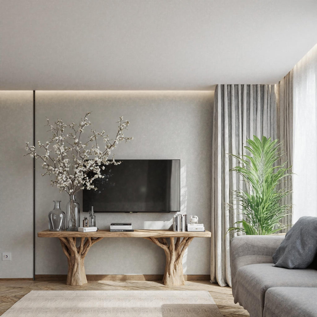 Solid Floating Wall-mounted TV Cabinet