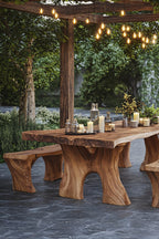 Mid Century Tapered Dining Table
