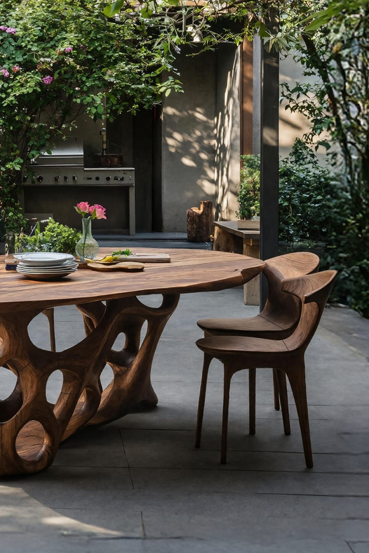 Live Edge Theme Dining Table